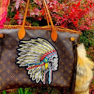 Authentic GM Neverfull Louis Vuitton with foxtail